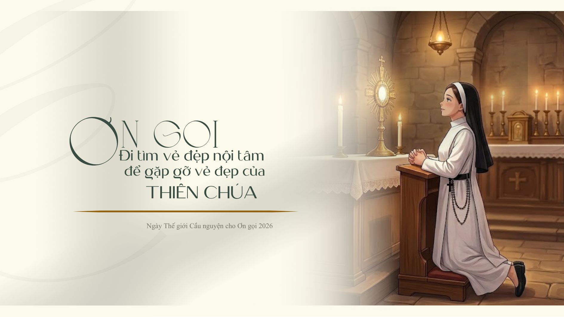 ƠN GỌI: Đi tìm vẻ đẹp nội tâm để gặp gỡ vẻ đẹp của Thiên Chúa